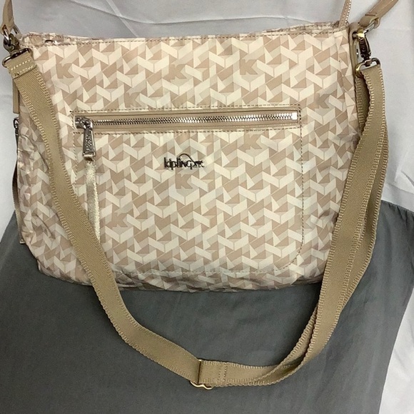 Kipling Sadie Optic Printed Expandable Bag - Picture 6 of 15